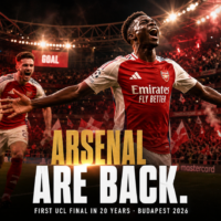 Arsenal Reach Champions League Final for First Time in 20 Years — Saka Sends Gunners to Budapest